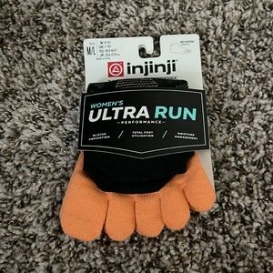 Injinji women’s toe socks running size 9-12 brand new no show length